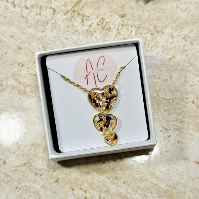 Collier 3 cœurs 