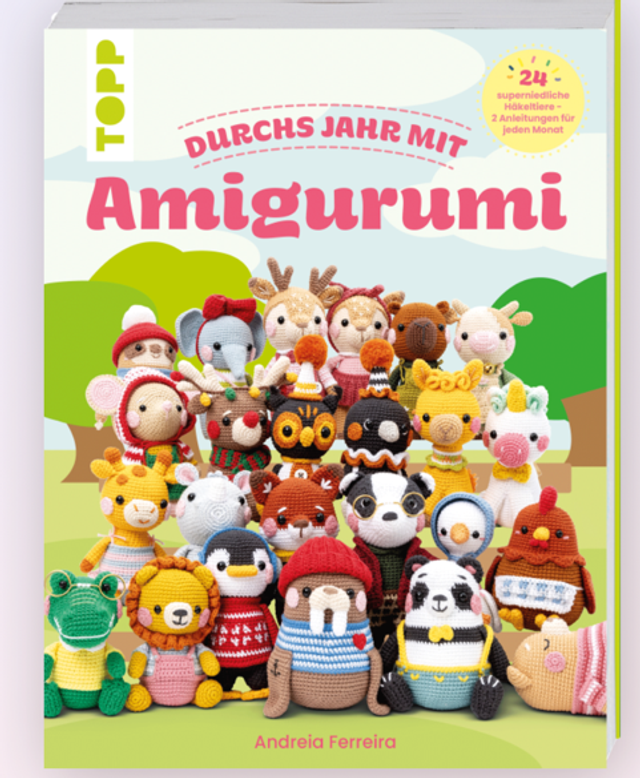 Durch Jahr mit Amigurumi