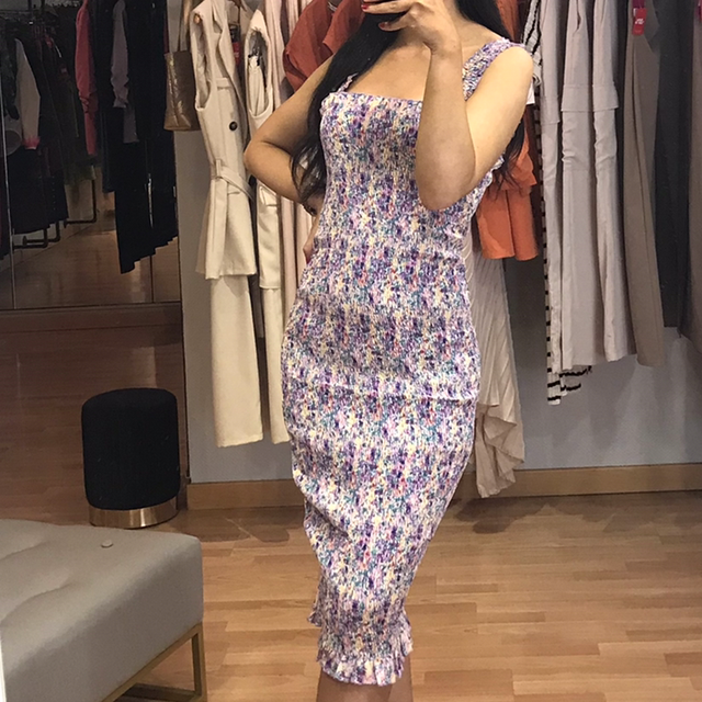 Robe fleuris smock 