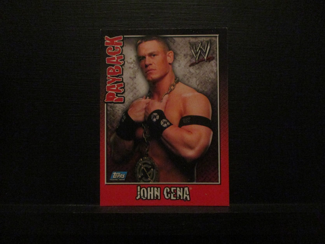 John Cena - Payback Original Trading Card #4