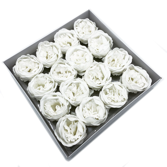 Pivoine de savon Large - Blanche