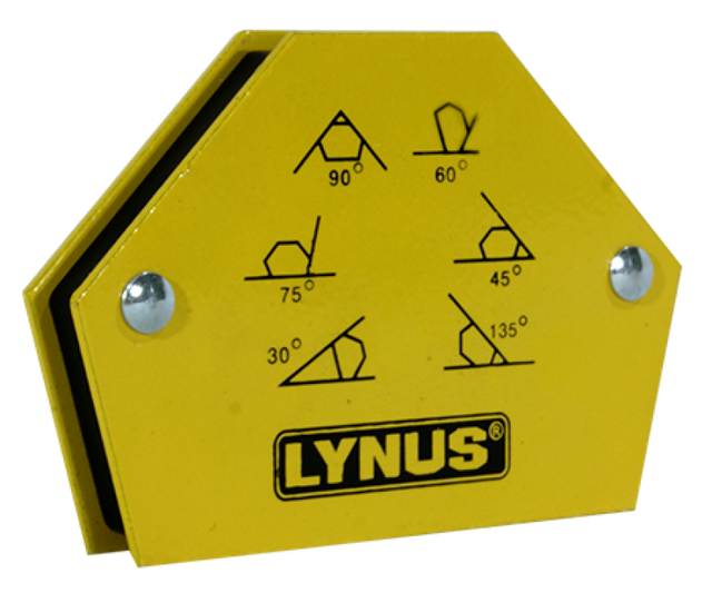 Esquadro Magnético Forte 25 Kg Multi-ângulos Eml-25a Lynus