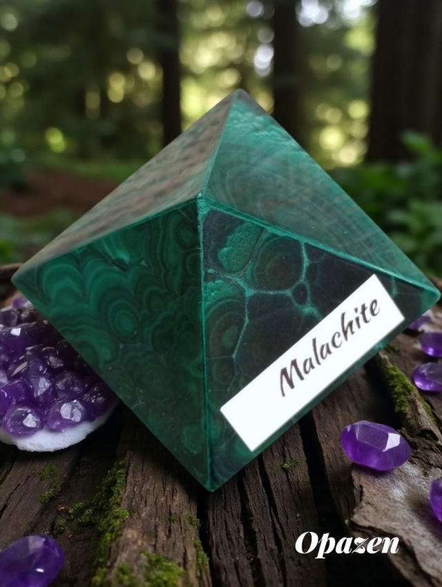 Pyramide 3 Malachite 