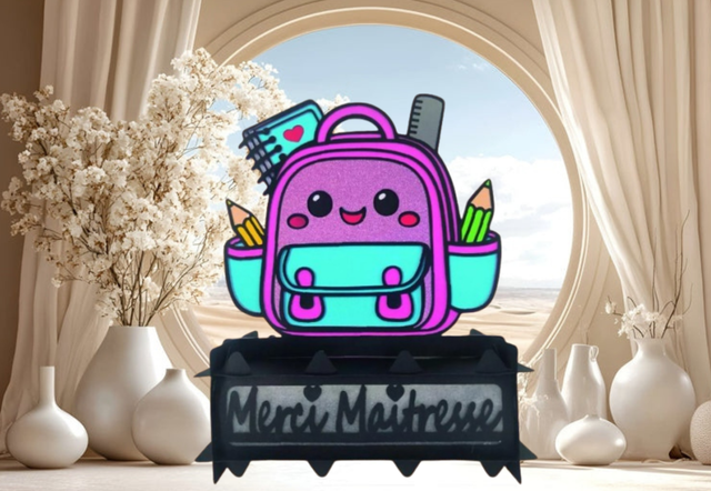 Lanterne "Merci maitresse"