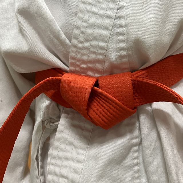 Ceinture avancée ( orange et vert ) 