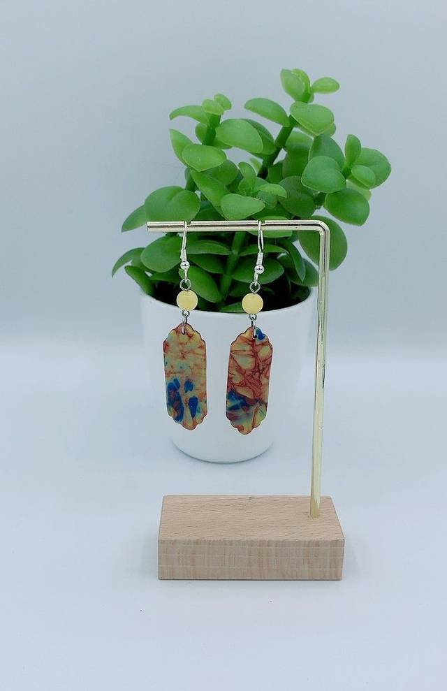 Boucles d'oreilles "Lueur Minérale"