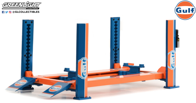 Gulf 4-Säulen Lift Greenlight 1:18