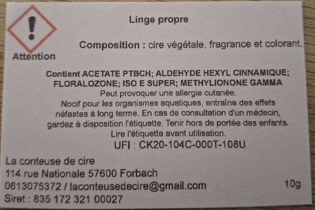 Linge propre