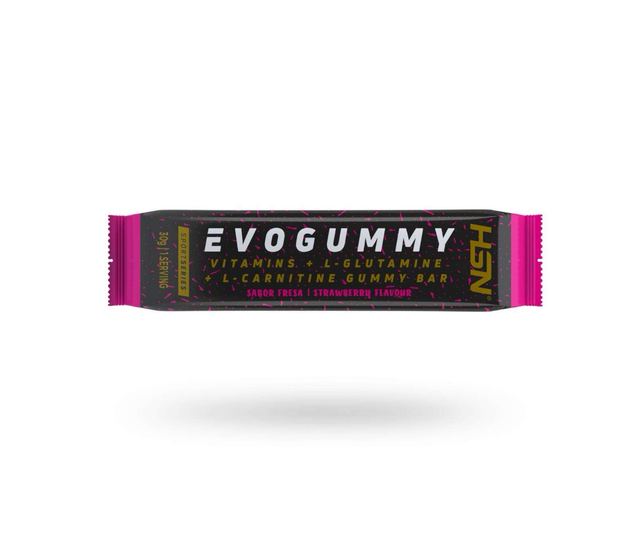 EVOGUMMY GUMMY BAR FRESA (sin cafeína)