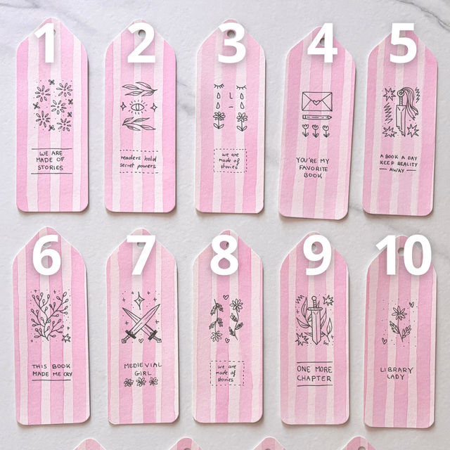 Le jardin des Marques-Pages ~ Rose Pâle