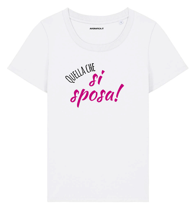 SET 5 t-shirt Sposa mod.001