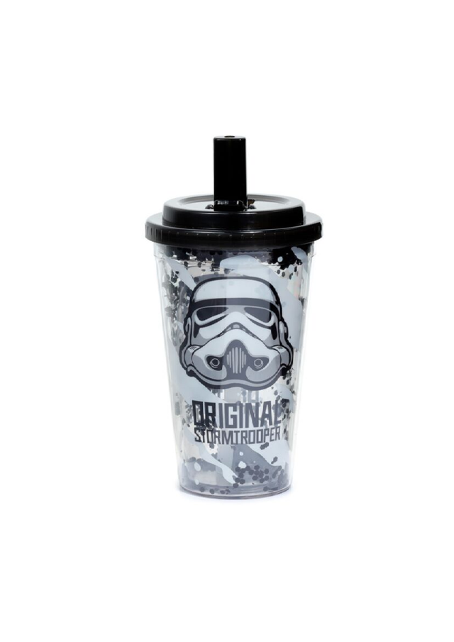 The Original Stormtrooper Double Walled Cup & Straw Bottle (500ml)