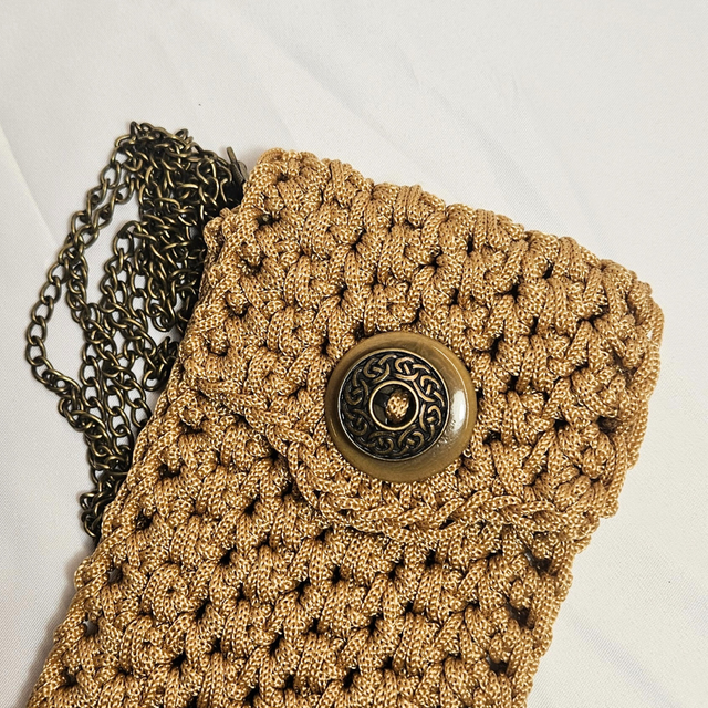 Pochette téléphone Isie bronze