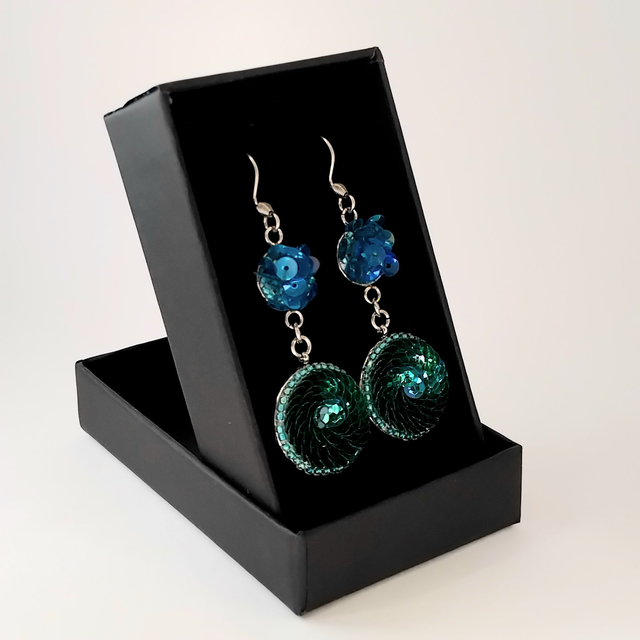 Océane Vert émeraude et Turquoise