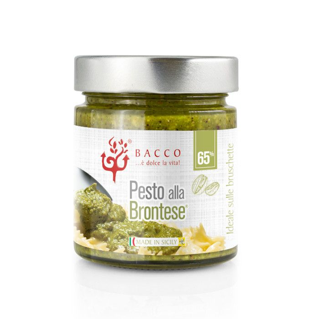 PESTO DI PISTACCHIO ALLA BRONTESE 65% BACCO