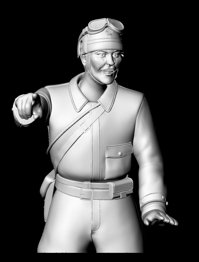 WW2 Japanese Tanker 1 Half Figure - 1/16