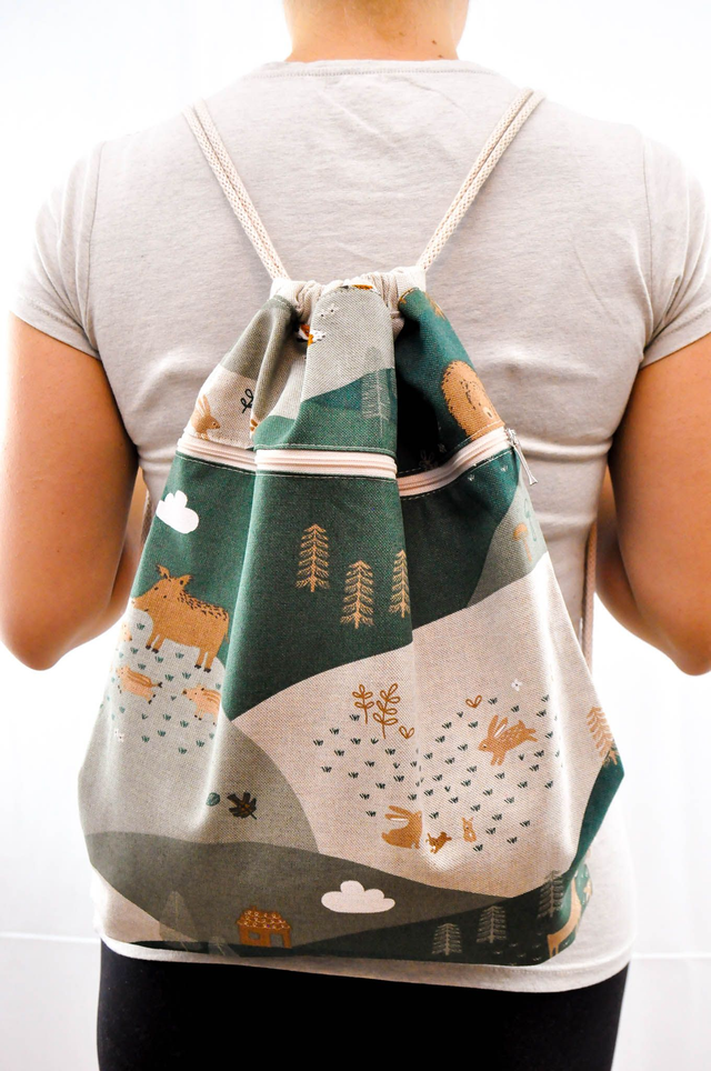 Forest Animals Print Backpack