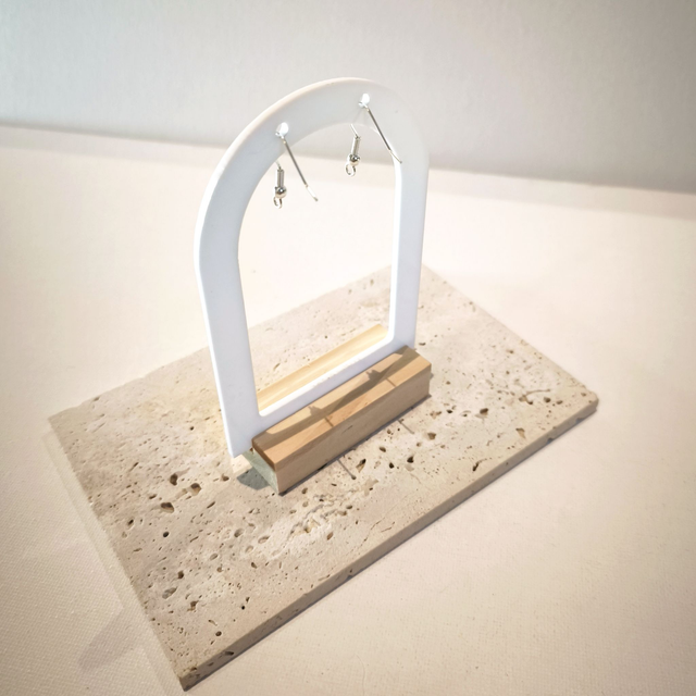 Boucles d’oreilles Acier inox hypoallergénique – Personnalisables avec charm’s