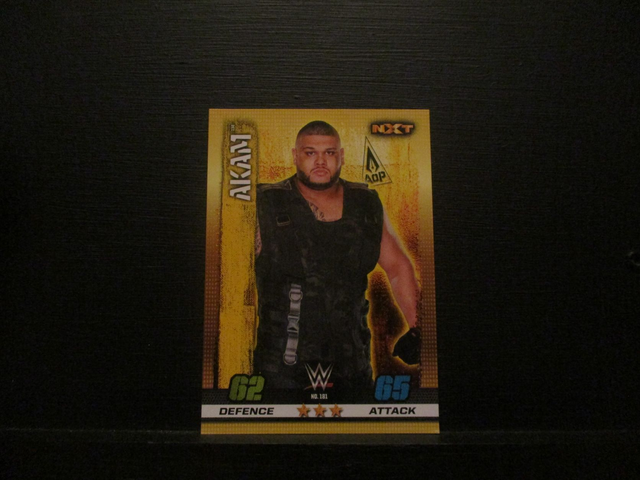 Akam - NXT Slam Attax 10th Edition Original Trading Card #181