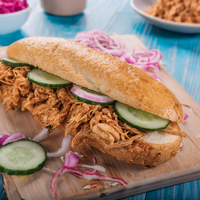 Chicken Sate Sandwich