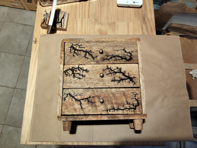 Boite à bijoux manguier 