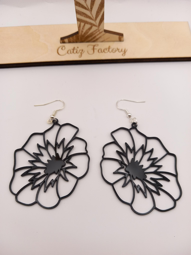Boucles d&#039;oreilles fleurs sauvages