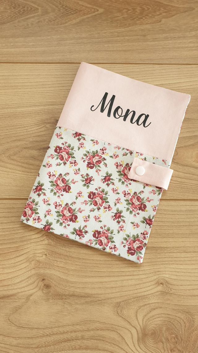 Protège Carnet de Santé roses 