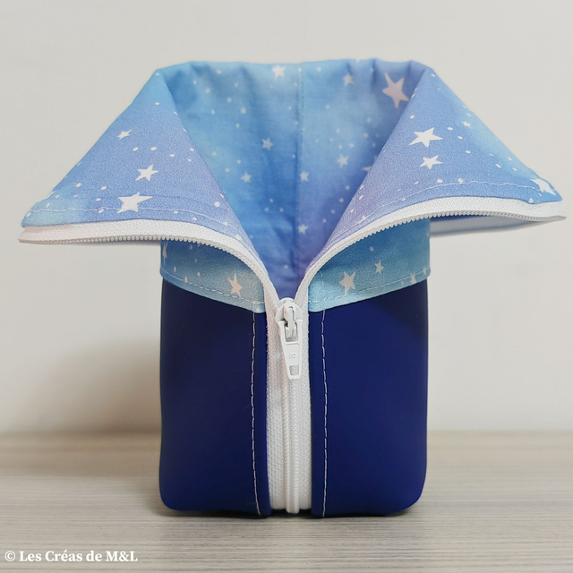 La Trousse Pot à Crayon Arc étoiles / Bleu