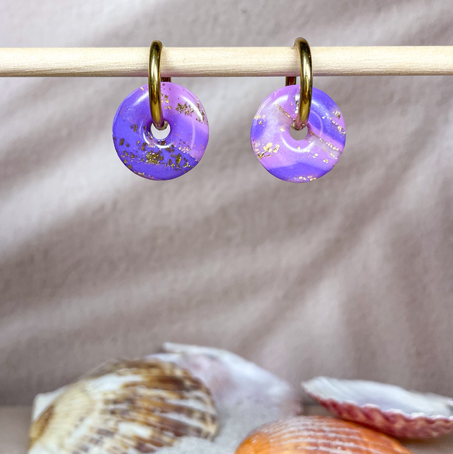 P'tits boulons - mélange violet (sans créoles)