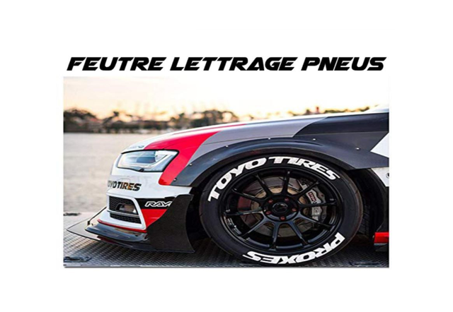 Feutre lettrage pneus