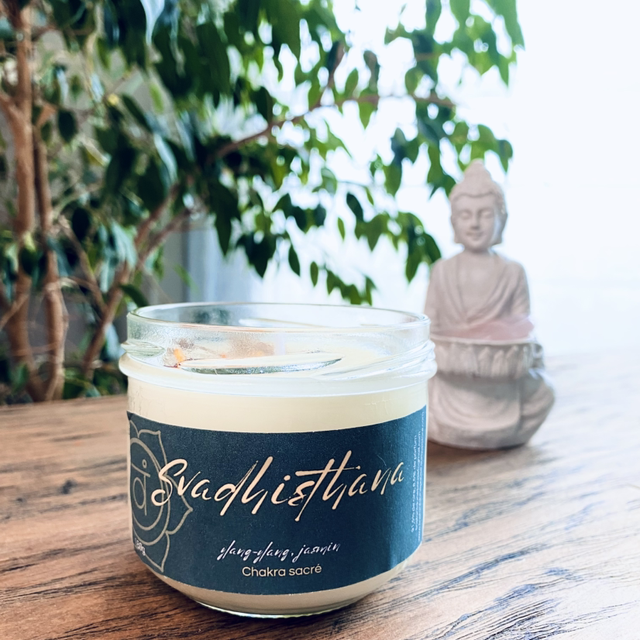 Bougie SVADHISTHANA - Chakra sacré