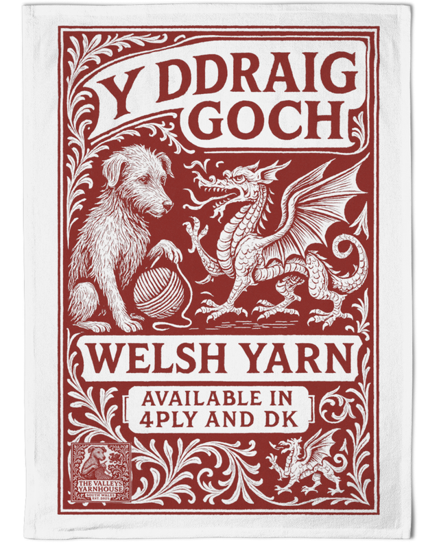 Y Ddraig Goch - Teatowel
