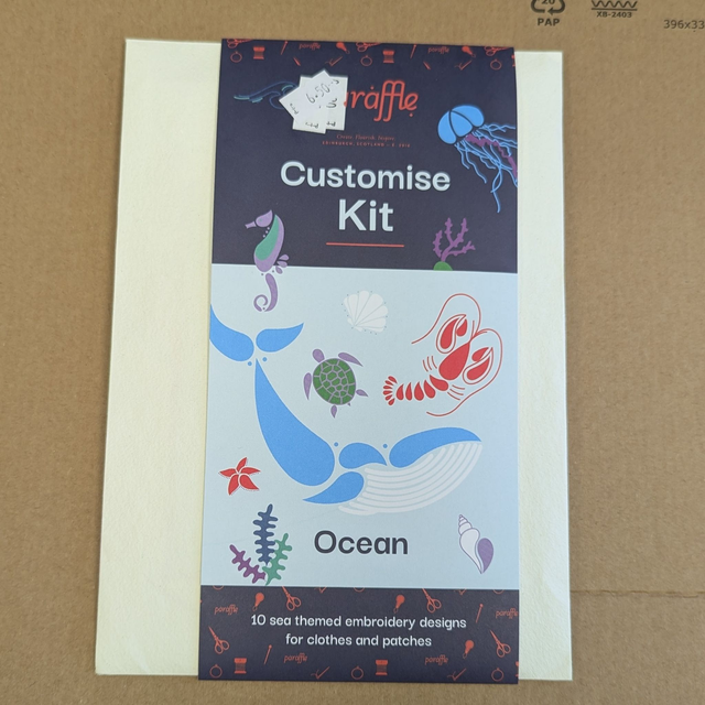 Paraffle Ocean Customise Embroidery Kit