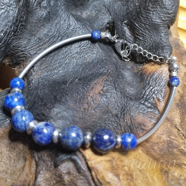 Jumelle élégante Lapis-lazuli