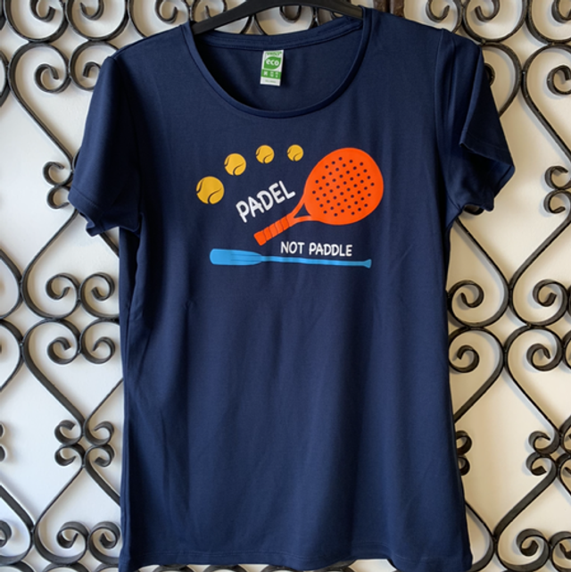 Tee-shirt femme technique « Padel not paddle »