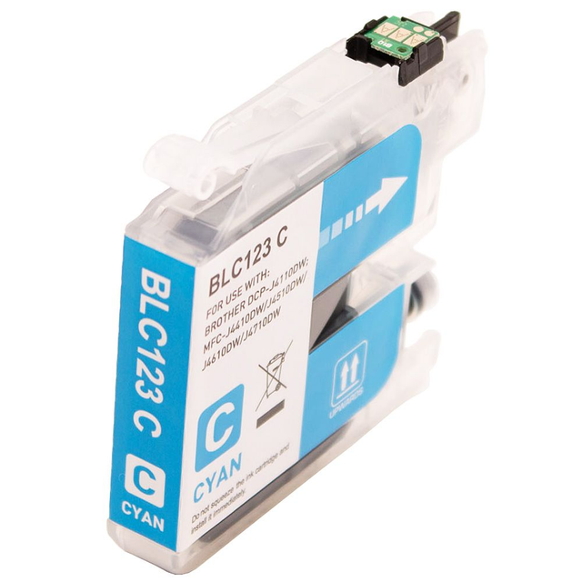 Brother LC121XL LC123 Cyan