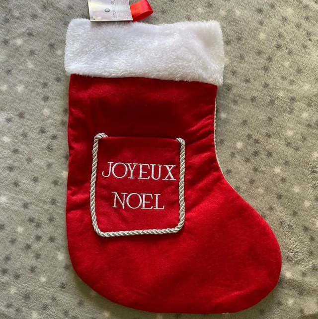 Chaussette de Noël « Joyeux Noël »