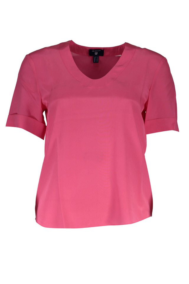 53GANT T-SHIRT MANICHE CORTE DONNA ROSA