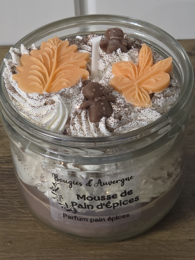 Mousse de pain d'épices parfums pain épices