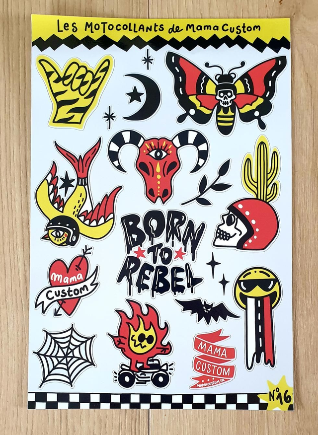 Stickers - BORN TO REBEL