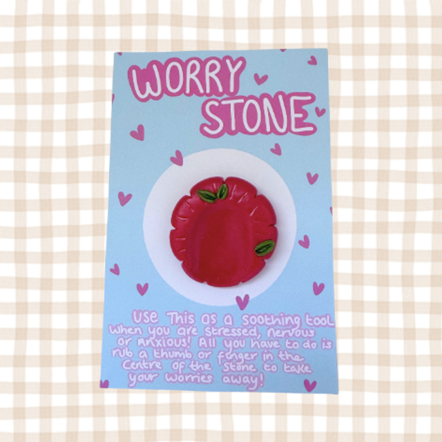 Flower Shaped Worry Stone