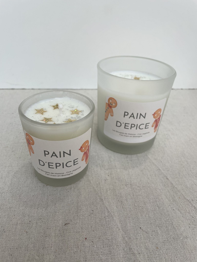 Bougie parfum pain d'épice