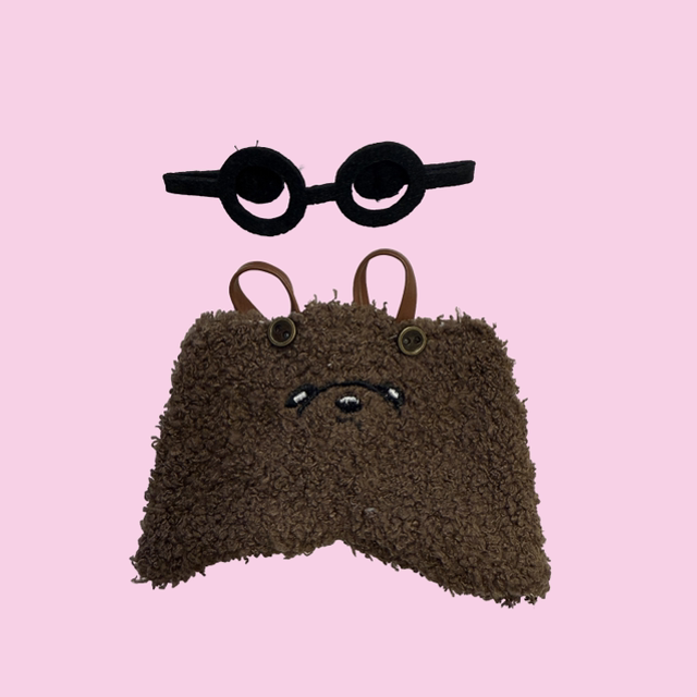 17cm Doll Costume (Fizzy Bear with Glasses)