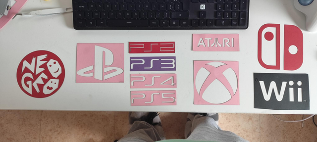 Pack pochoir  Playstation / Wii 