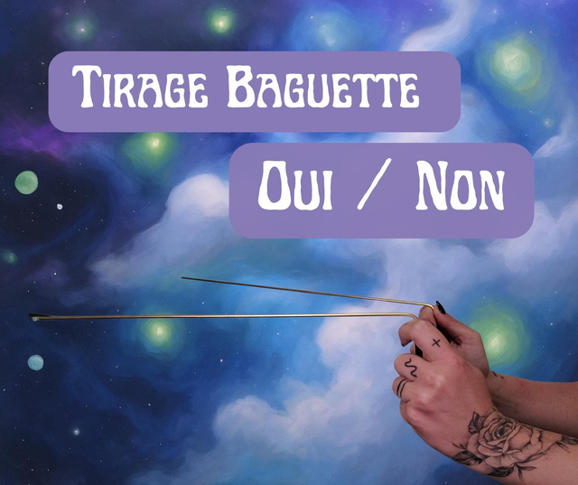 Tirage Baguette de sourcier OUI/NON