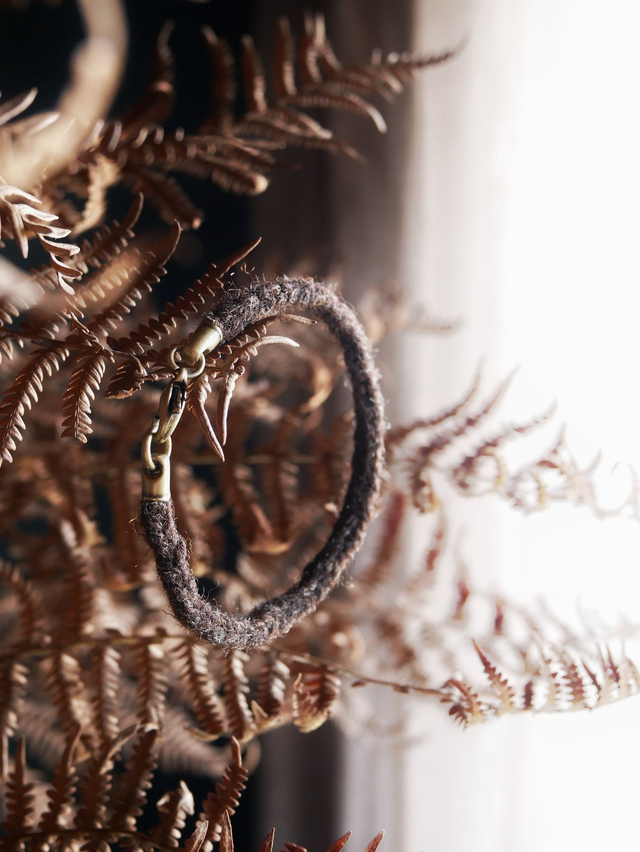 Bracelet RELIANCE laine Ecorce