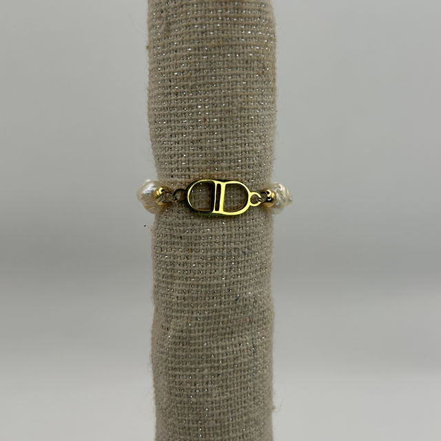 Bague perle d’eau douce inspi