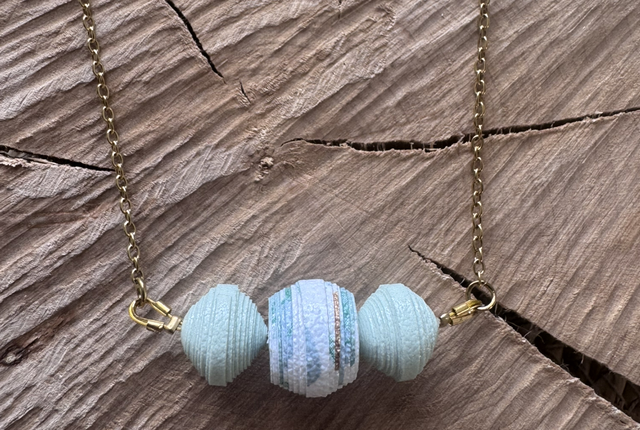 Collier 3 perles 