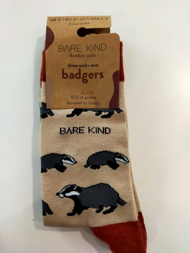 Badger bamboo socks size 4-7