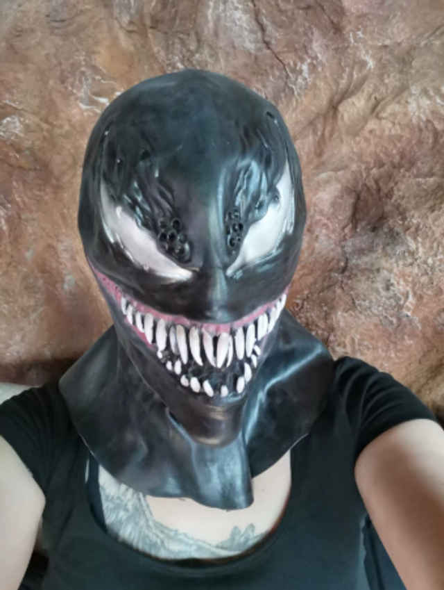 Venom full face latex masker